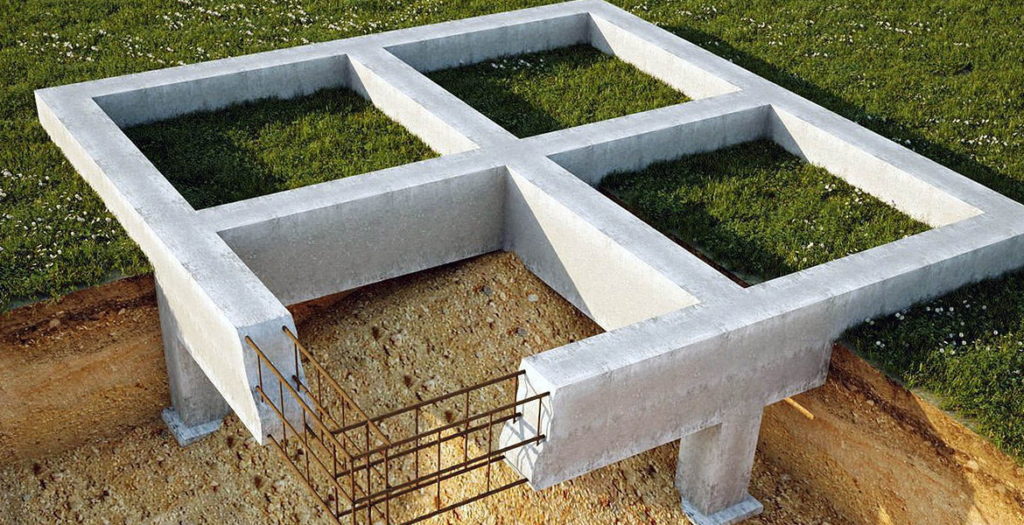 цена фундамента для дома зависит от его типа и количества бетона