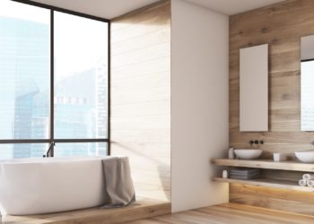 Дерево в ванной. Как за ними ухаживать?