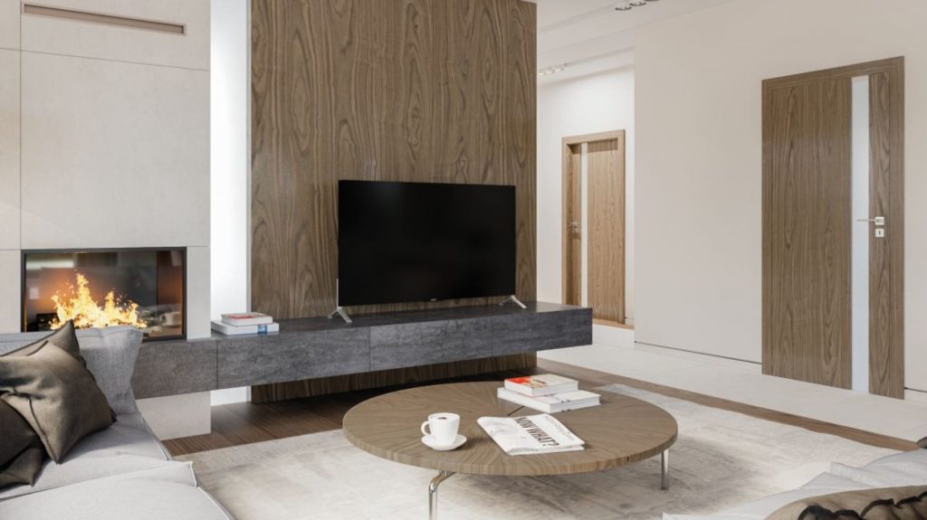 Уютный интерьер благодаря деревянной фурнитуре