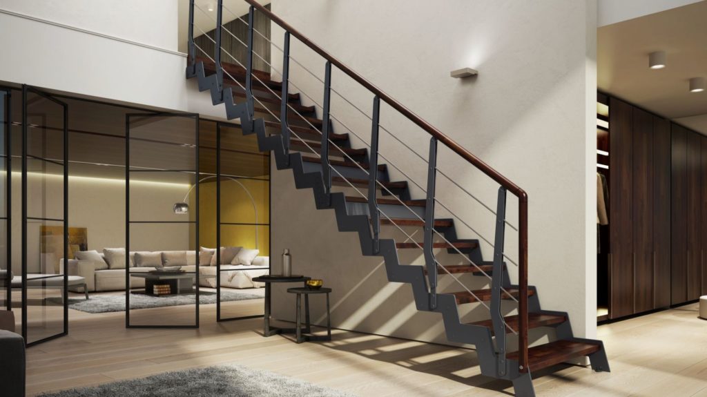 Внутренняя лестница - как подобрать ступени под стиль интерьера?