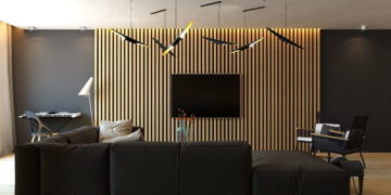 Тонкие декоративные ламели для стен